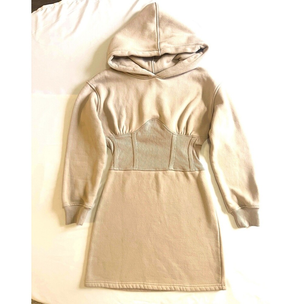 Windsor Hoodie Mini Dress Sz S Sweatshirt Casual Wear Comfy Corset Vibe